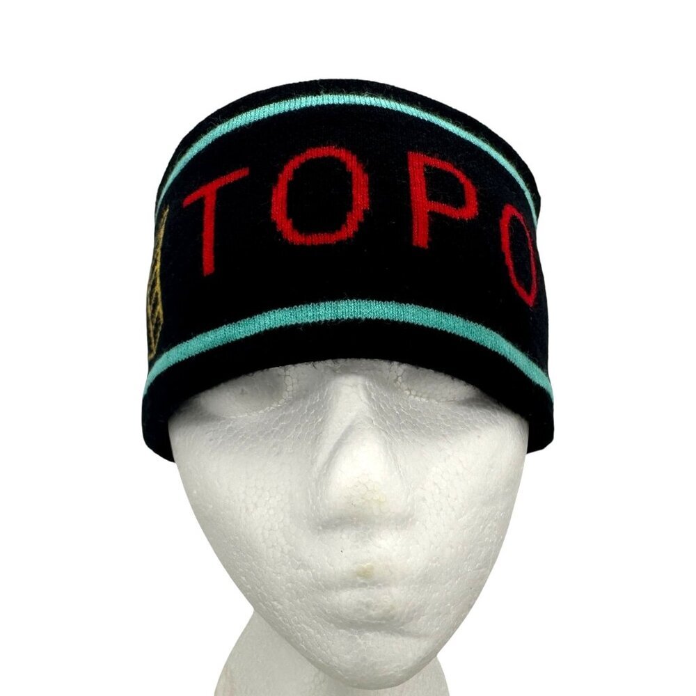 TOPO Designs Knit Fleece Lined Logo Ear Warmer Headband Adult One Size